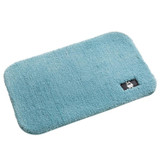 Bathroom Toilet Absorbent Bath Mat Carpet Bedroom Non-slip Foot Pad, Size:60x90cm(Light blue)