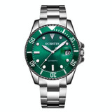 OCHSTIN 6126 Water Ghost Full Automatic Solid Stainless Steel Men Mechanical Watch Waterproof Night Light(Green)