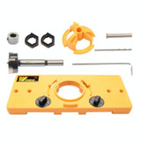 New Cabinet Door Window Cabinet Door Hole Puncher Hinge Hole Locator(Yellow)