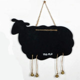 Double-Sided Hanging Wooden Creative Message Small Blackboard Home Decoration Wood Crafts(Sheep)