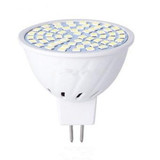 Spotlight Plastic Corn Light Household Energy-saving SMD Small Light Cup LED Spotlight, Number of lamp beads:48 beads(MR16-Warm White)