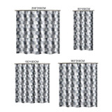 Curtains for Bathroom Waterproof Polyester Fabric Moldproof Bath Curtain, Size:150x200cm