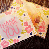 100 PCS Baking Bags Candy Bags Biscuit Bags Small Pastry Bags Handmade Soap Self-adhesive Bags