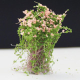 Artificial Handmade Model Material Sand Table Building Bush Flower Finished Flower(Pink Flower)