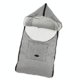 Baby Stroller Sleeping Bag Autumn and Winter Windproof Warm Foot Cover Baby Stroller(Linen Grey Sleeping Bag)