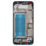 Front Housing LCD Frame Bezel Plate for LG K50 / K12 MAX / LMX520BMW / LMX520EMW(Single SIM Version)(Blue)