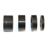 Bicycle Front Fork Headset Carbon Fiber Gasket Stem Wrist Backing Ring 3K Carbon Fiber 5 / 10 / 15 / 20mm