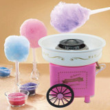 Retro Trolley Mini Cotton Candy Machine, Specification:Australian Regulations 220 V(Pink)