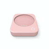 220V Intelligent 3 File Heating Constant Temperature Coffee Milk Tea Cocoa Juice Coaster Base Does without Cup, CN Plug(Pink)