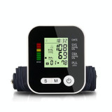 Arm Type Home Electronic Automatic Hypertension Measuring Instrument Sphygmomanometer(Black)