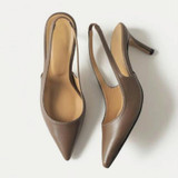 Woman Casual Party Shoes High Heels, Size:40(Coffee 6CM)