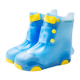 Children Rain Boot Cover Waterproof Non-Slip Rain Boot Cover Thickened Silicone Rain Boots, Size: 32-33(Yellow)