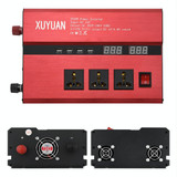 XUYUAN 3000W Car Inverter USB Display Charging Converter, Specification: 12V to 220V