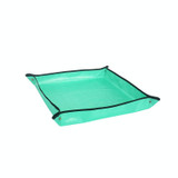 2 PCS 68x68cm PE Home Gardening Planting Operation Mat Green Plant Changing Pot Mixing Soil Waterproof Flower Mat