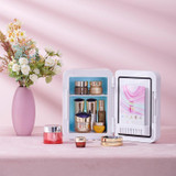 5L Beauty Makeup Mirror Skin Care Products And Facial Mask Refrigerator Semiconductor Car Home Refrigerator(EU Plug)