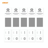 For Samsung Galaxy S21 5G 5pcs ENKAY Hat-Prince Full Glue 0.26mm 9H 2.5D Tempered Glass Full Coverage Film Support Fingerprint Unlock