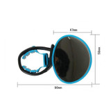 6 PCS Bicycle Rearview Mirror Mountain Bike Reflector 360 ??Degree Rotating Reversing Mirror, Random Color Delivery