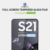 For Samsung Galaxy S21 5G PINWUYO 9H 2.5D Full Screen Tempered Glass Film(Black)