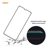 For Samsung Galaxy A12 ENKAY Hat-Prince Anti-drop Full Glue Tempered Glass Full Screen Film Anti-fall Protector