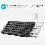 X5 Ultra-thin Mini Wireless Bluetooth Keyboard, Support Win / Android / IOS System(Silver)