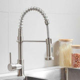 Kitchen Faucet Hot & Cold Water Tank Valve Sink Faucet, Specification: Brushed Model