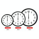 Smart Network Automatic Time Synchronization Wifi Wall Clock Modern Minimalist Silent Living Room Clock, Size:16 inch(White)