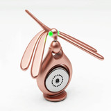 Car Aromatherapy Rotating Balance Dragonfly Creative Perfume Decoration(Rose Gold)