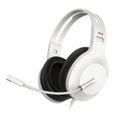 Edifier HECATE G1 Standard Edition Wired Gaming Headset with Anti-noise Microphone, Cable Length: 1.3m(White)