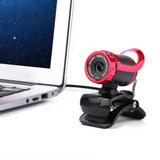 HXSJ A859 480P Computer Network Course Camera Video USB Camera Built-in Sound-absorbing Microphone(Red)