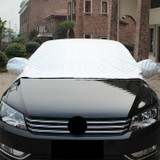 Car Half-cover Car Clothing Sunscreen Heat Insulation Sun Nisor, Plus Cotton ize: 4.7x1.8x1.7m