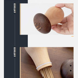 Kitchen Hotel Mushroom Shaped Wood Toothpick Box