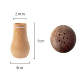 Kitchen Hotel Mushroom Shaped Wood Toothpick Box