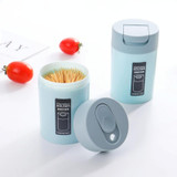 10 PCS Household Plastic Portable Toothpick Box Color / Style Random Delivery