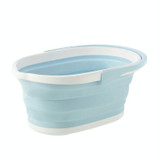 Rectangle Mop Cleaning Bucket For Household Foldable Mop Bucket(Blue)