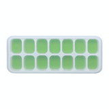 5 PCS 14 Grid Silicone Ice Grid Household Square Ice Grid Silicone Mold With Lid(Green)