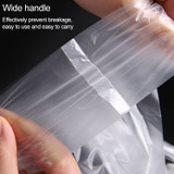 5 Sets 5C Thick Transparent Smiley Plastic Bag Shopping Bag Packaging Bag(50 PCS / Set), Size: 22x35cm