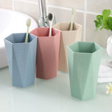 Creative Geometric Rhombus Toothbrushing Cup Home Couple Mouthwash Cup, Capacity:201-300ml(Green)
