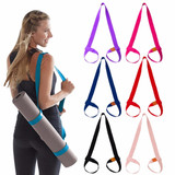 Cotton Rope Yoga Mat Strap Multifunctional Strapping Strap, Color:Light Purple