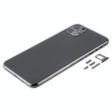 Back Housing Cover with SIM Card Tray & Side keys & Camera Lens for iPhone 11 Pro Max(Grey)