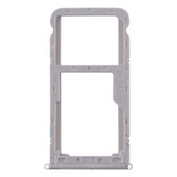 For Meizu M6T SIM Card Tray + SIM / Micro SD Card Tray (Silver)
