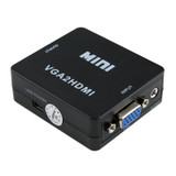 HOWEI HW-2107 HD 1080P Mini VGA to HDMI Scaler Box Audio Video Digital Converter