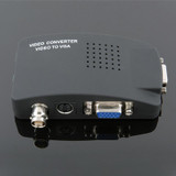 HOWEI HW-2404 BNC / S-Video to VGA Video Converter(Black)