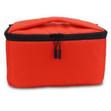 Water-resistant DSLR Padded insert Case Waterproof Zipper Removable Partition Camera Bags(Red)