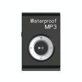 C26 IPX8 Waterproof Swimming Diving Sports MP3 Music Player with Clip & Earphone, Support FM, Memory:8GB(Black)