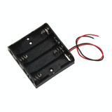 10 PCS AA Size Power Battery Storage Case Box Holder For 2 x AA Batteries with Cover & Switch