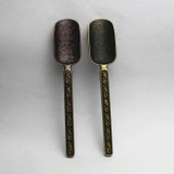 Copper-zinc Flower Pattern Tea Spoon Kungfu Teaism Accessories (Cyan)