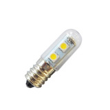 E14 screw light LED refrigerator light bulb 1W 220V AC 7 light SMD 5050 ampere LED light refrigerator home(Cool White)