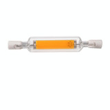 R7S 5W COB LED Lamp Bulb Glass Tube for Replace Halogen Light Spot Light,Lamp Length: 78mm, AC:220v(Cool White)