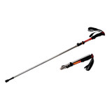125cm Adjustable Portable Outdoor Aluminum Alloy Trekking Poles Stick(Red)