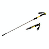 125cm Adjustable Portable Outdoor Aluminum Alloy Trekking Poles Stick(Yellow)